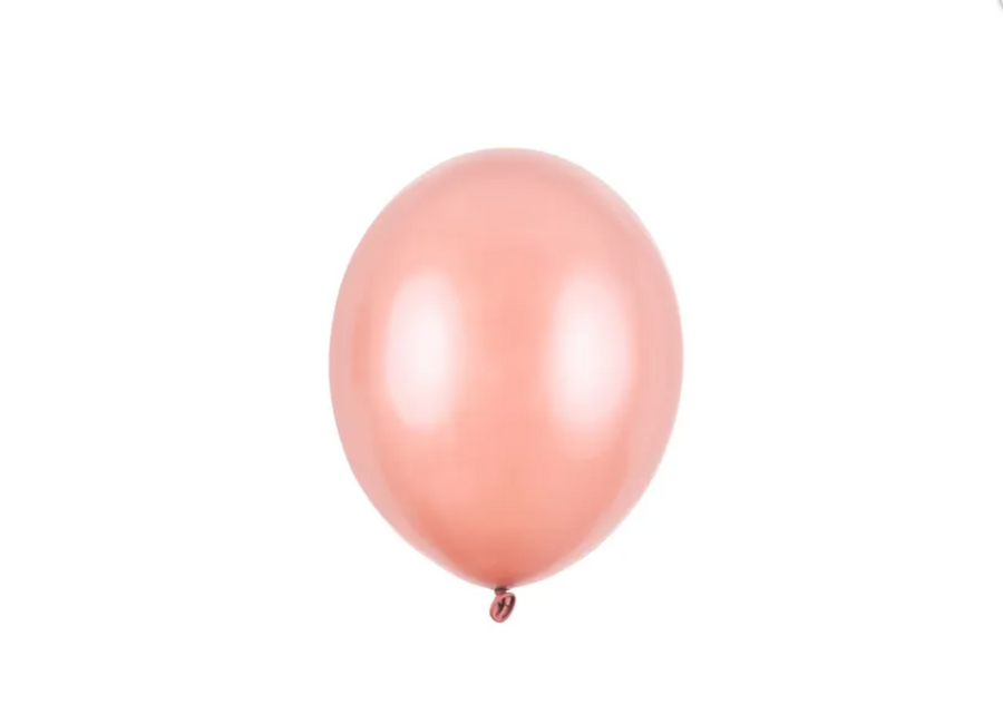 Rose Gold Metallic Balloons (12cm)