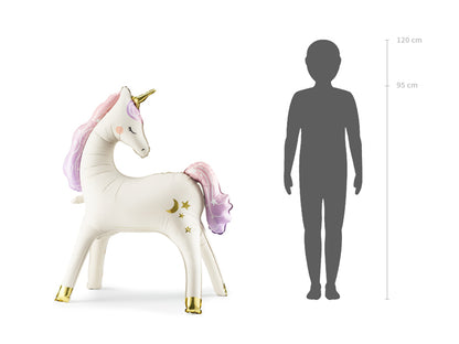 Unicorn Balloon Filling Air