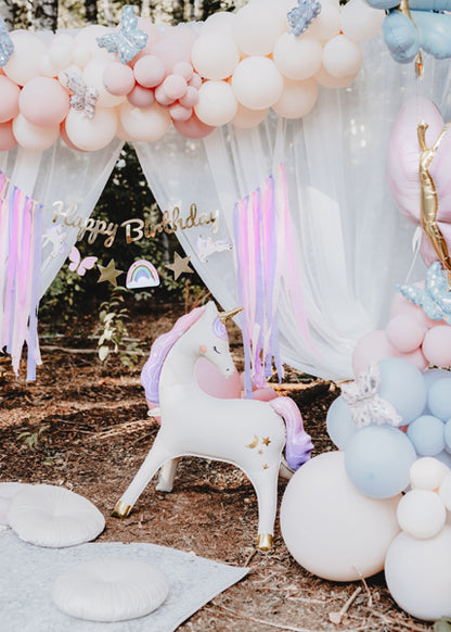 Unicorn Balloon Filling Air