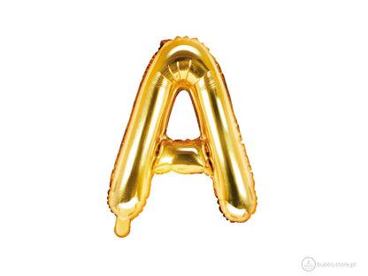 Gold Letter Balloons (A to Z)
