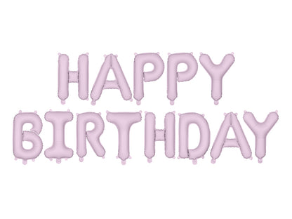 Lilac Happy Birthday Balloon