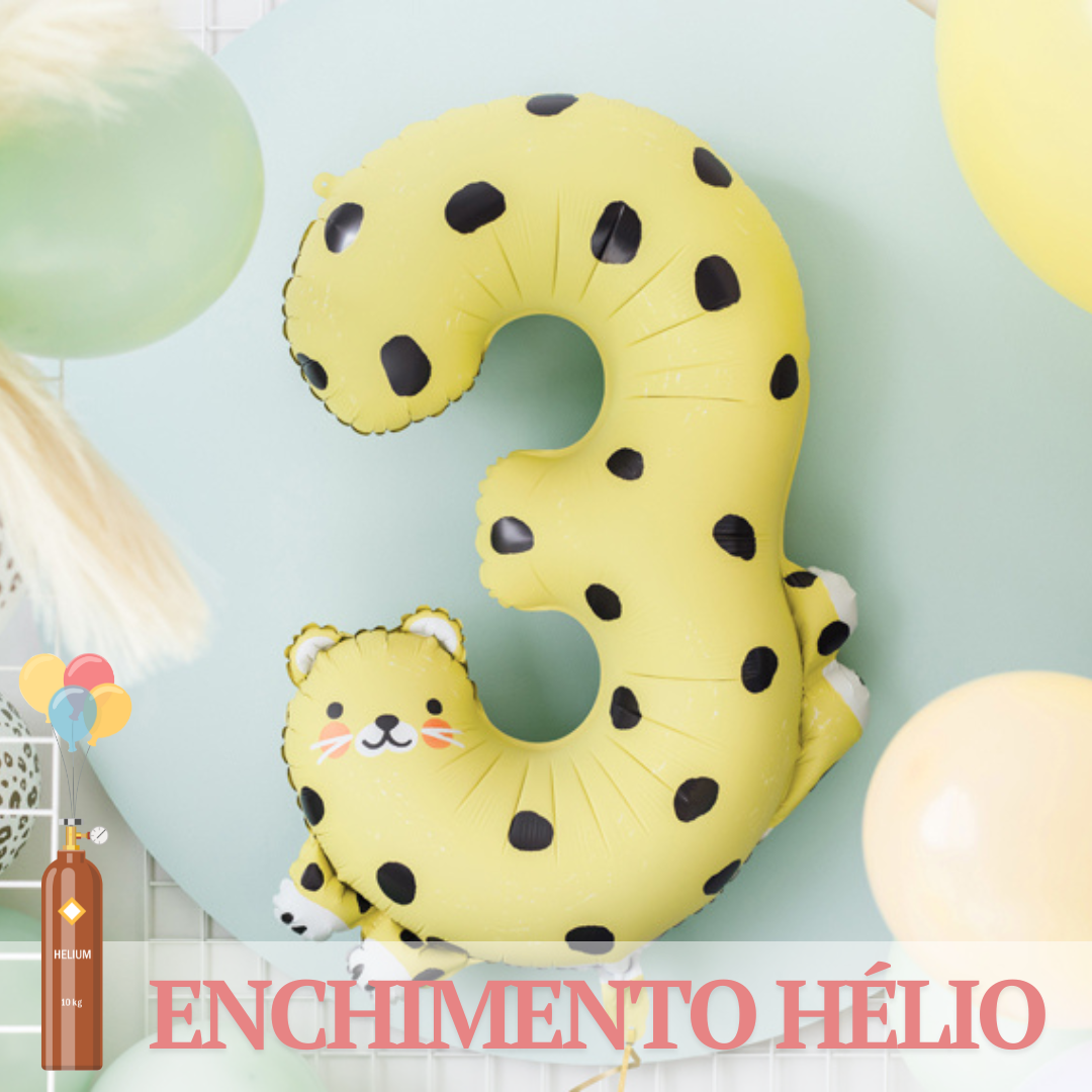 Enchimento a hélio de um balão foil de 80 a 100cm.
Válido apenas para entregas de balões na zona do Porto.