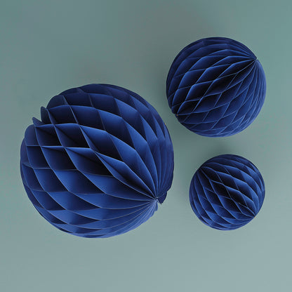 Blue Paper Balls