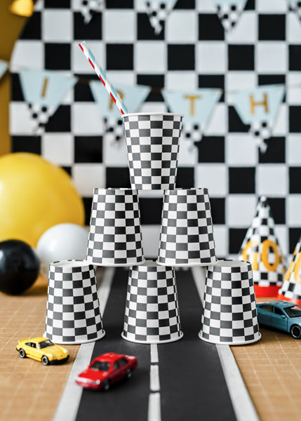 Checkered Flag Glasses