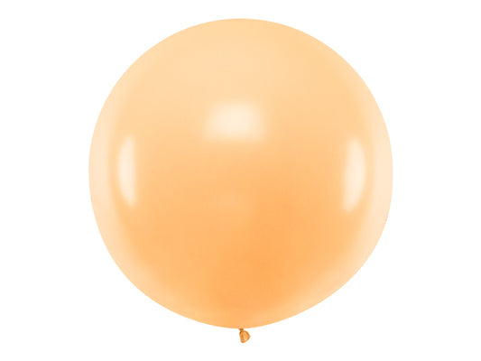 Balão de festa de latex pêssego com diâmetro de 100cm.
Apto para enchimento com hélio ou ar.