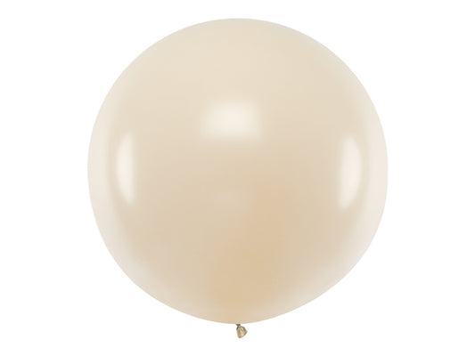 Balão de festa de latex nude com diâmetro de 100cm.
Apto para enchimento com hélio ou ar.