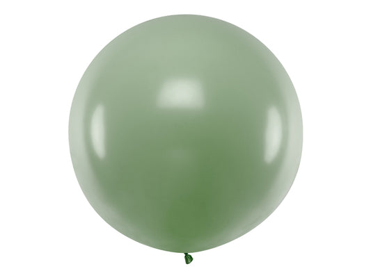 Balão de festa de latex verde alecrim com diâmetro de 100cm.
Apto para enchimento com hélio ou ar.