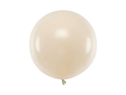 Balão latex e, cor nude com diâmetro de 60cm.
Apto para enchimento com hélio ou ar.