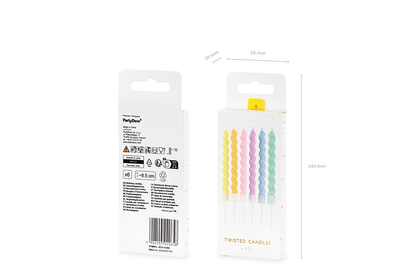Velas Onduladas (Pack 6)