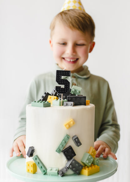 Vela Lego Negra 5