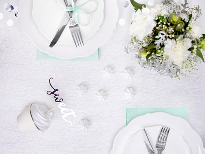 Plain Mint Green Napkins (Pack of 20)
