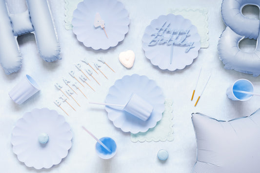 Guardanapos Azul Laços