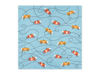 Guardanapos da temática Carros, com a medida 16,5 x 16,5cm.
Cada embalagem é composta por 12 unidades.