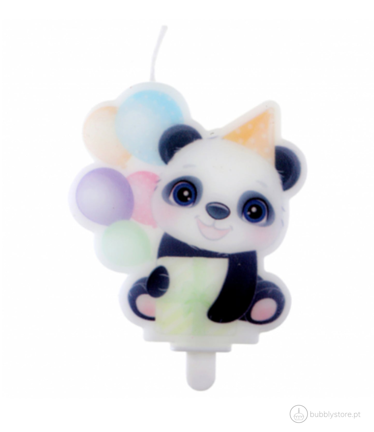 Panda birthday candle