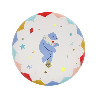 Circus Plates (21.6 cm) (Pack of 8)