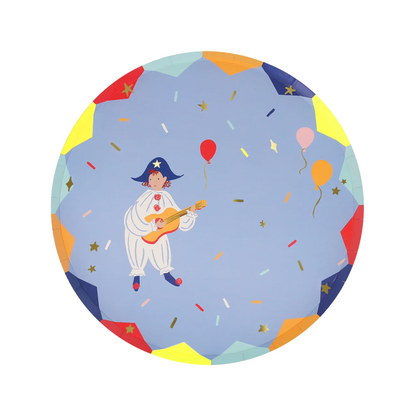 Circus Plates (21.6 cm) (Pack of 8)
