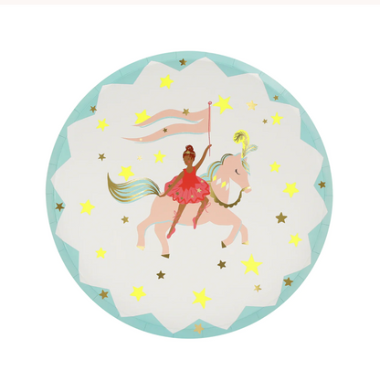 Circus Plates (21.6 cm) (Pack of 8)