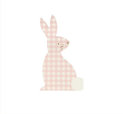 Check Bunny Napkins