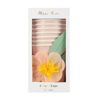 Tazas de flores