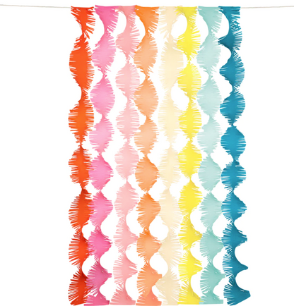 Cortina Crepe Arco-Íris (1,5 x 2,13 m)