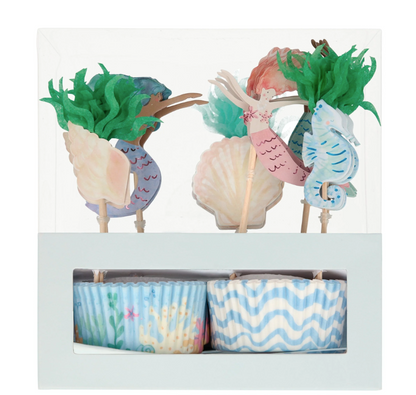 Kit Cupcakes Sirena