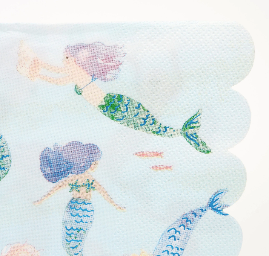 mermaid napkins