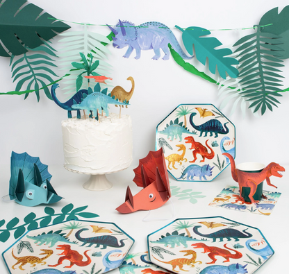 Topo de Bolo Dinossauros (29,2 x 0,6 cm) (Pack 6)