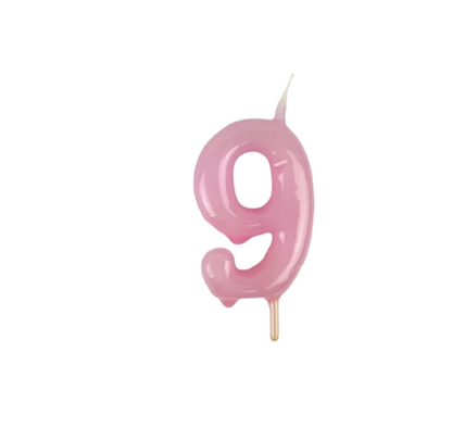 Velas rosa claro