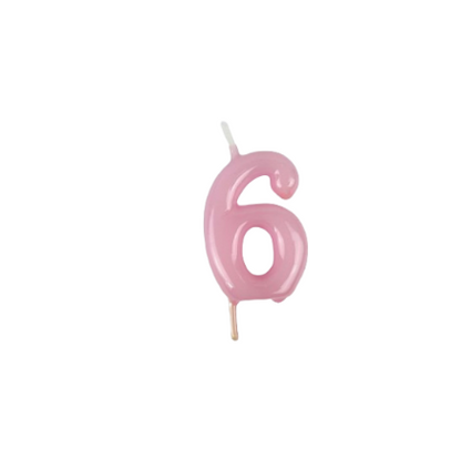 Velas rosa claro