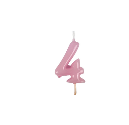 Velas rosa claro