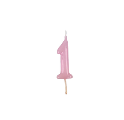Velas rosa claro