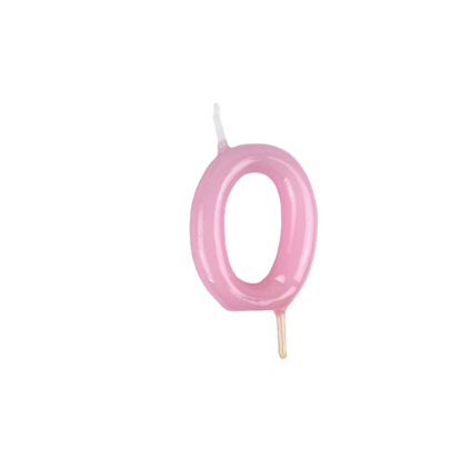 Velas rosa claro