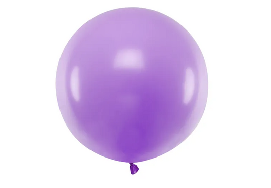 Balão latex, liso acabamento mate, 60 centímetros de diâmetro.Apto para enchimento com hélio.Preço por uma unidade.