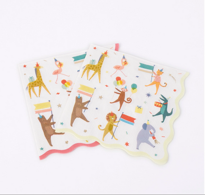 Animal Parade Napkins