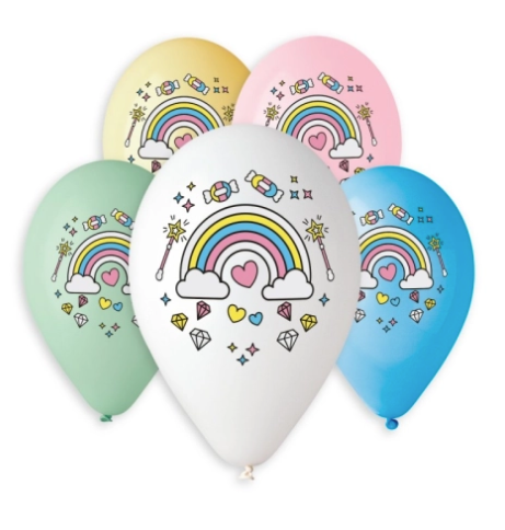 Colorful Rainbow Balloons