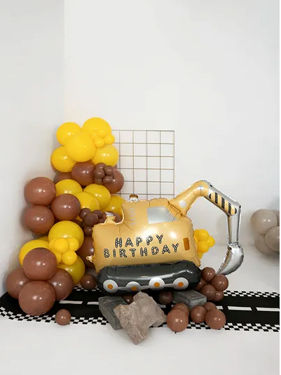 Excavator Balloon Air Filling