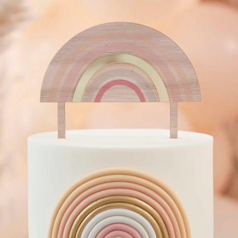Rainbow Cake Topper