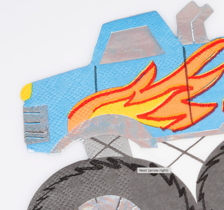 Monster Truck Napkins