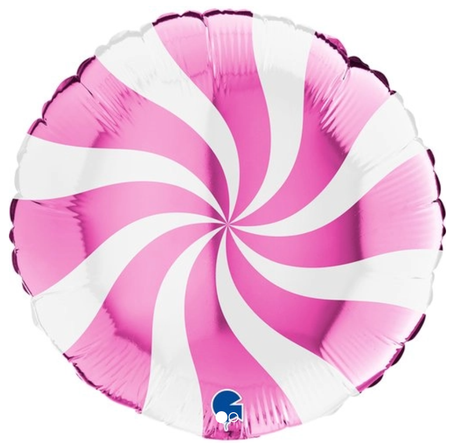 Balão Rebuçado Rosa Fúcsia