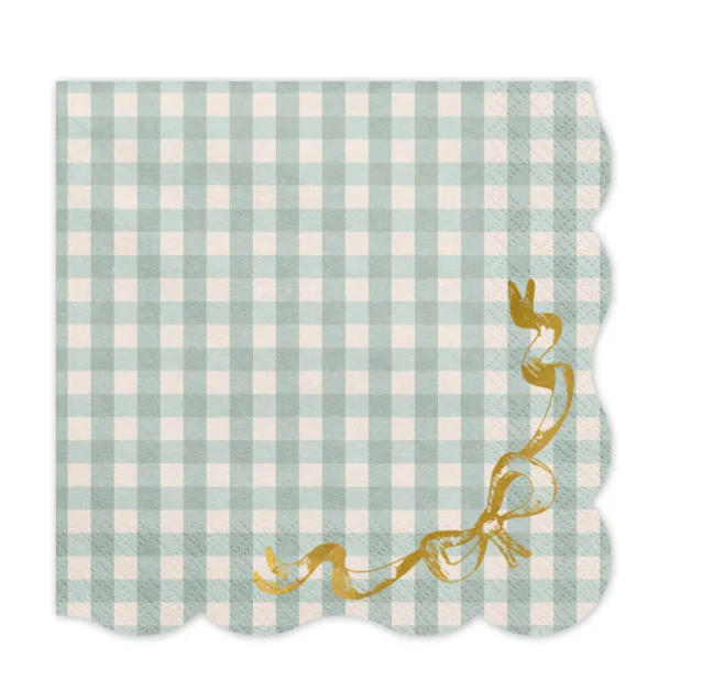 Guardanapos Vichy Verde