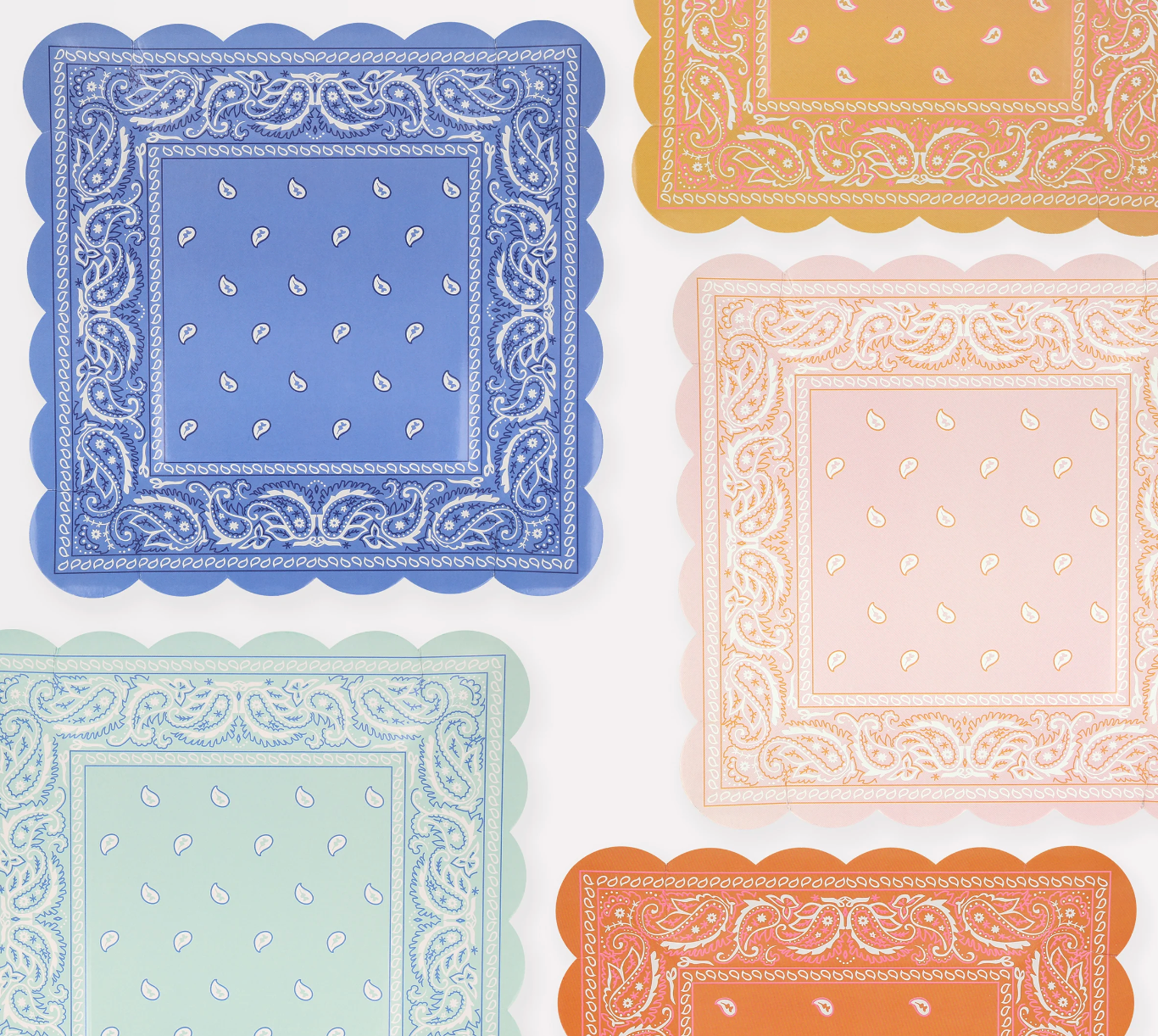 Pratos Quadrados Western