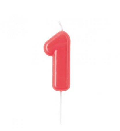 Velas Aniversário Framboesa