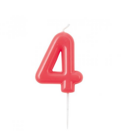 Velas Aniversário Framboesa