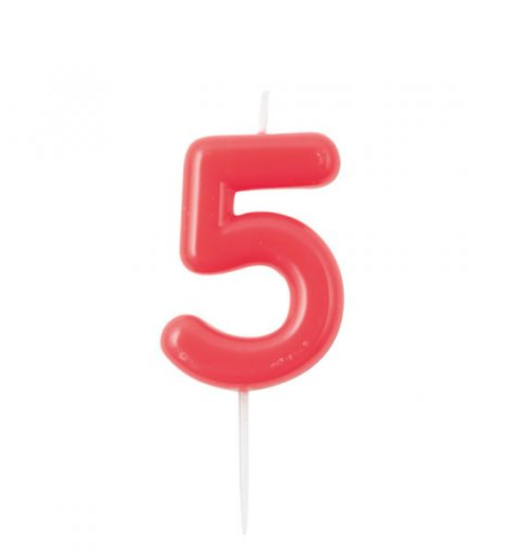 Velas Aniversário Framboesa