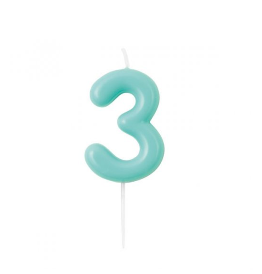 Velas Aniversário Azul