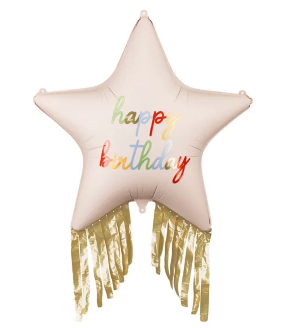 Balão Estrela com Franjas