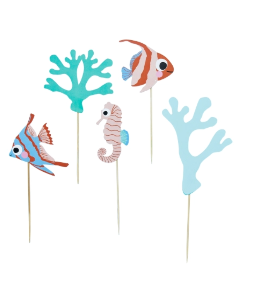 Topo Bolo Fundo do Mar