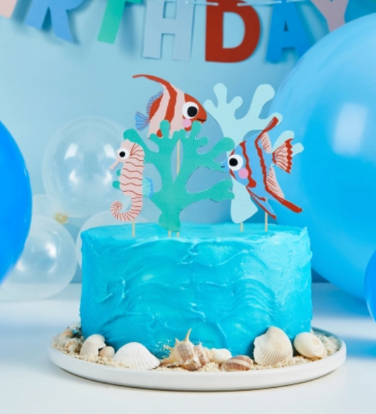 Topo Bolo Fundo do Mar