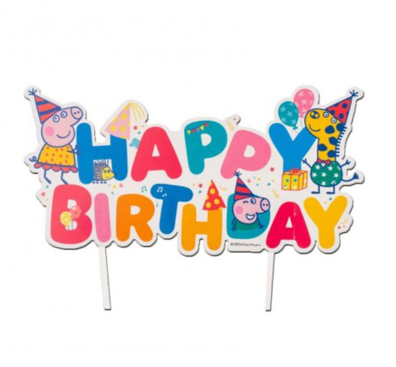 Topo Bolo Porquinha Peppa