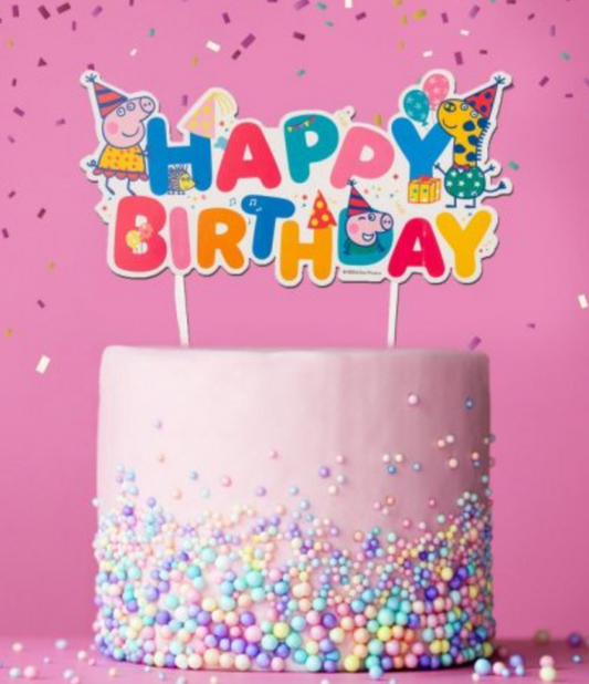 Topo Bolo Porquinha Peppa